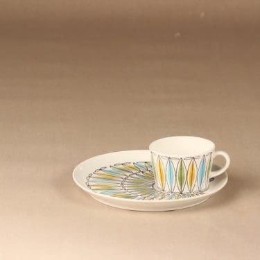 Arabia Korona Tv-set, hand-painted, Raija Uosikkinen