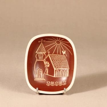 Arabia Tarina kulho, ruskea|valkoinenArabian taideosasto, suunnittelija ,