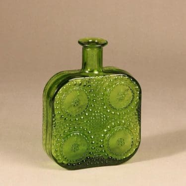 Riihimäen Lasi Grapponia, vihreä, suunnittelija Helena Tynell,