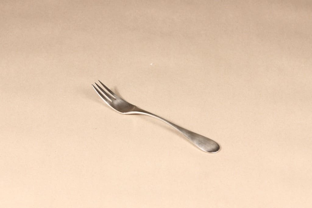 Hackman Mango haarukka, hopeanvärinen, suunnittelija Nanny Still,