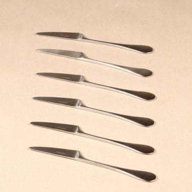 Hackman Mango jälkiruokaveitsi, hopeanvärinen, 6 kpl