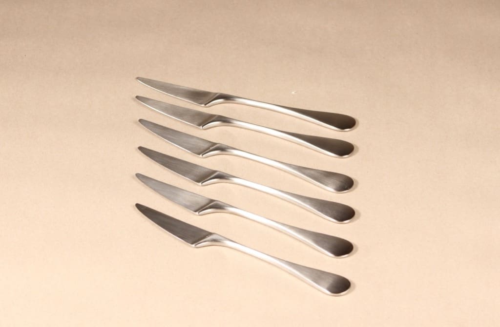 Hackman Mango veitsi, hopeanvärinen, 6 kpl