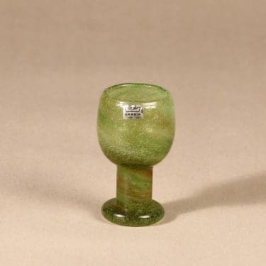 Nuutajärvi Iglu snapsilasi, signeerattu, suunnittelija Oiva Toikka,