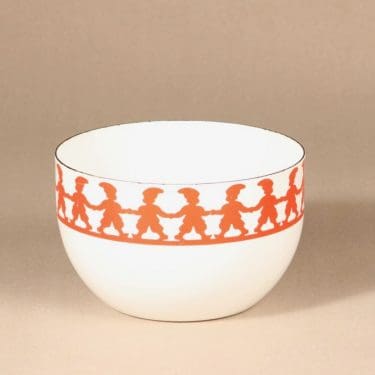 Finel kulho, valkoinen|punainen, suunnittelija , Tonttu-aihe