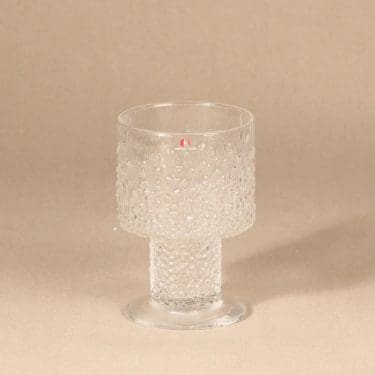 Iittala Hopla olutlasi, kirkas, suunnittelija Tapio Wirkkala,