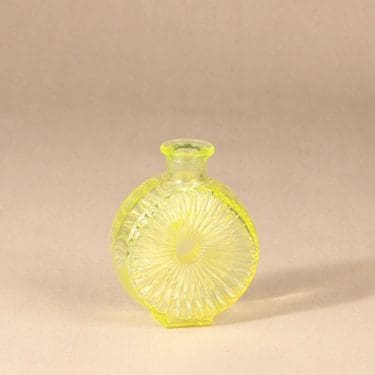 Riihimäen Lasi Aurinkopullo koristepullo, koko ¼, suunnittelija Helena Tynell, koko ¼