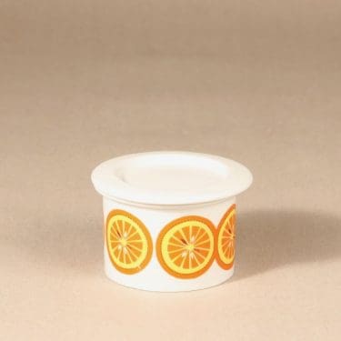 Arabia Pomona Appelsiini jar, designer Raija Uosikkinen, retro