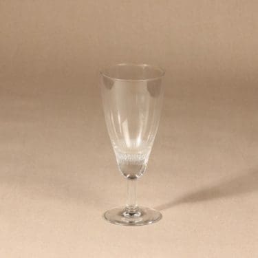 Nuutajärvi Fennia punaviinilasi, kirkas, suunnittelija Kaj Franck,