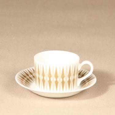 Arabia Revontuli mocha cup, gray, Raija Uosikkinen