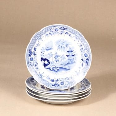 Arabia Singapore pullalautaset, sininen, 5 kpl