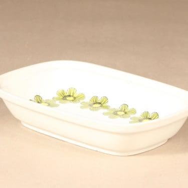 Arabia Primavera serving bowl, deep, designer Esteri Tomula, silk screening, flower theme