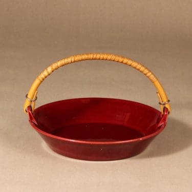 Kupittaan savi bowl, rattan handle