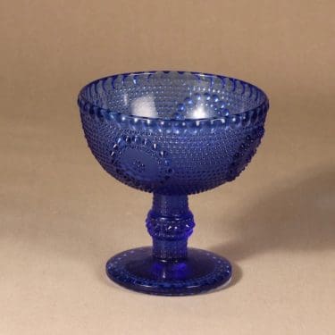 Riihimäen lasi Grapponia Kulho, jalallinen, suunnittelija Nanny Still, jalallinen