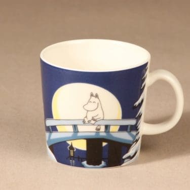 Arabia Muumi muki, Talviyö, suunnittelija Tove Slotte, Talviyö, serikuva, muumiaihe