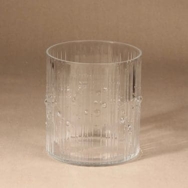 Iittala 2447 maljakko, kirkas, suunnittelija Tapio Wirkkala,