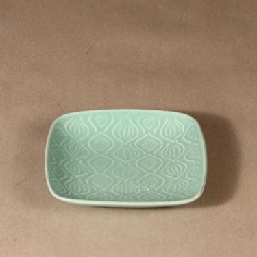 Arabia AL-1 serving bowl, light green, designer Anna-Lisa Vainio, hand-made, retro