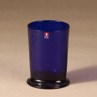 Iittala Boy juomalasi, koboltinsininen, suunnittelija Stefan Lindfors,
