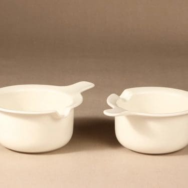 Arabia Arctica   kastikekaadin, valkoinen, 2 kpl, suunnittelija Inkeri Leivo,