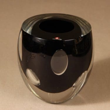 Iittala Claritas art glass, signed, designer Timo Sarpaneva, massive, serially numbered