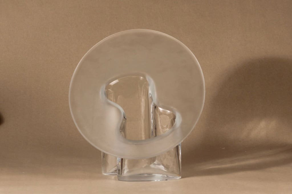 Iittala Marcel maljakko, signeerattu, suunnittelija Timo Sarpaneva, signeerattu, matta, signeerattu, numeroitu