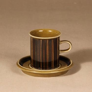 Arabia Kosmos kahvikuppi, puhalluskoriste, suunnittelija Gunvor Olin-Grönqvist, puhalluskoriste, puhalluskoriste, retro, signeerattu