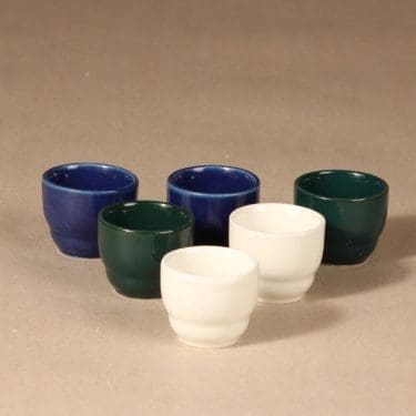 Arabia Kilta egg cup, 6 pcs, designer Kaj Franck