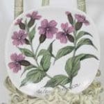 Arabia Botanica Keltakurjenmiekka koristelautanen, suunnittelija Esteri Tomula