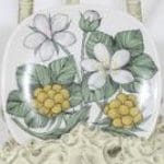 Arabia Botanica Suomuurain Lakka koristelautanen, suunnittelija Esteri Tomula