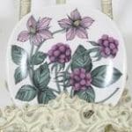 Arabia Botanica Suomuurain Lakka koristelautanen, suunnittelija Esteri Tomula