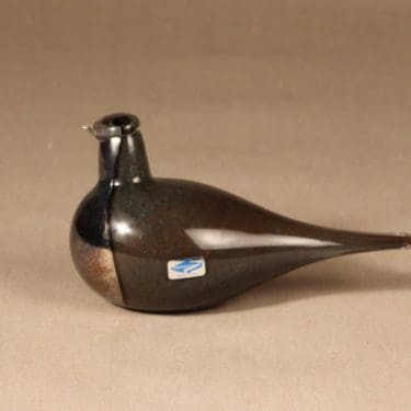 Nuutajärvi Birds by Toikka taidelasilintu, Sipi, suunnittelija Oiva Toikka, Sipi, signeerattu, erikoislintu