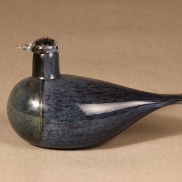 Nuutajärvi Birds by Toikka taidelasilintu, Sipi, suunnittelija Oiva Toikka, Sipi, signeerattu, erikoislintu