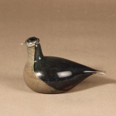 Nuutajärvi Birds by Toikka taidelasilintu, Sipi, suunnittelija Oiva Toikka, Sipi, signeerattu, erikoislintu