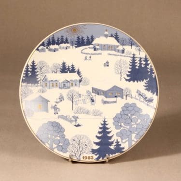 Arabia Christmas plate 1983 designer Raija Uosikkinen