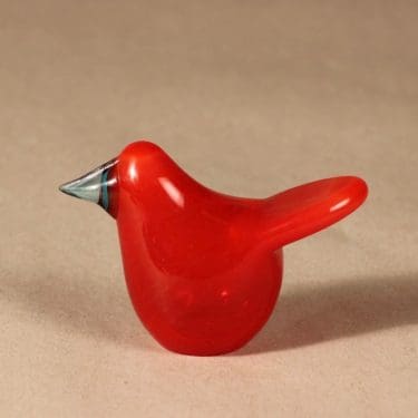 Nuutajärvi lintu , Sieppo, suunnittelija Oiva Toikka, Sieppo , Sieppo, signeerattu