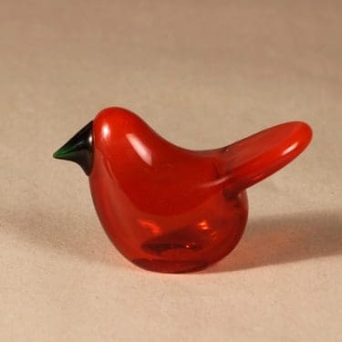 Nuutajärvi lintu , Sieppo, suunnittelija Oiva Toikka, Sieppo , Sieppo, signeerattu