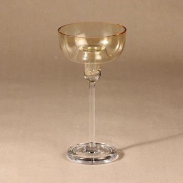 Riihimäen lasi Olympos Kynttilänjalka, jalallinen, suunnittelija Nanny Still, jalallinen, jalallinen