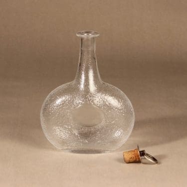 Nuutajärvi karahvi signeerattu numeroitu Wirkkala