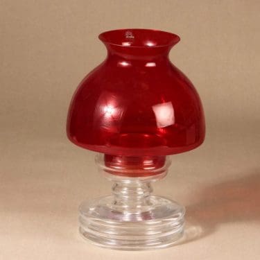 Riihimäen lasi Apollo kynttilälyhty,, suunnittelija Nanny Still,