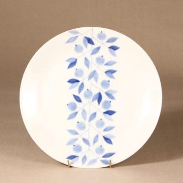 Arabia Myrtilla tarjoilulautanen, 1959-62, suunnittelija Esteri Tomula, 1959-62, serikuva, käsinmaalattu