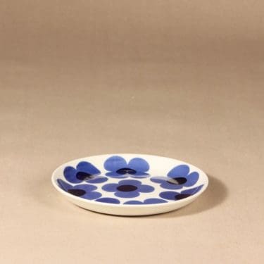 Arabia Aurinko lautanen, pieni, suunnittelija Esteri Tomula, pieni, serikuva, kukka-aihe, pieni