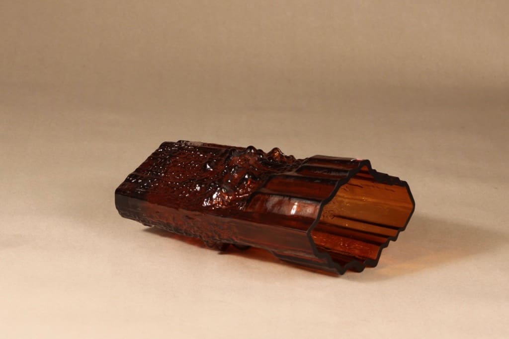 Iittala Pinus maljakko, ruskea, suunnittelija Tapio Wirkkala, kuva 3