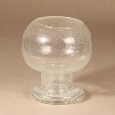 Nuutajärvi Sargasso goblet, signed, designer Kaj Franck