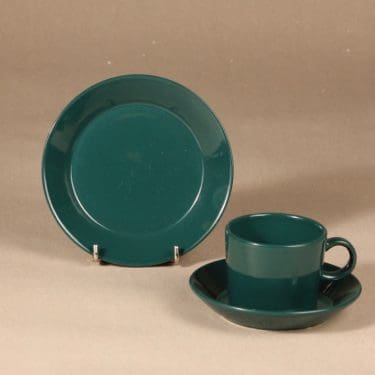 Arabia Kilta coffee cup 3 pcs green design Kaj Franck