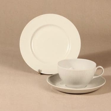 Arabia Sointu tea cup, saucer and plate, 30cl, Kaj Franck