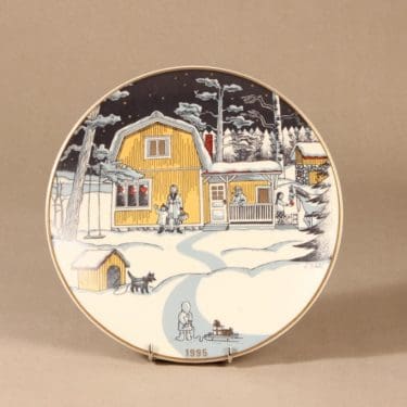 Arabia joululautanen, 1995, suunnittelija Tove Slotte, 1995, serikuva