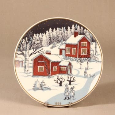 Arabia joululautanen, 1996, suunnittelija Tove Slotte, 1996, serikuva