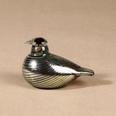 Nuutajärvi yrityslintu, Kansallis-osake-Pankki, suunnittelija Oiva Toikka, Kansallis-osake-Pankki, signeerattu, yrityslintu