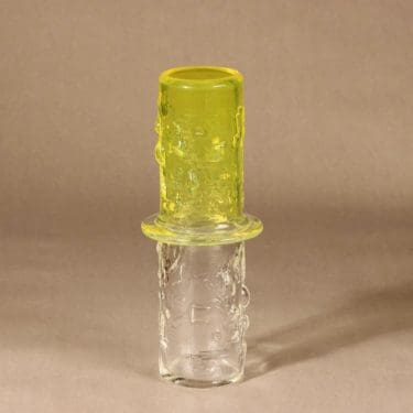 Nuutajärvi Bambu vase, signed, design Oiva Toikka