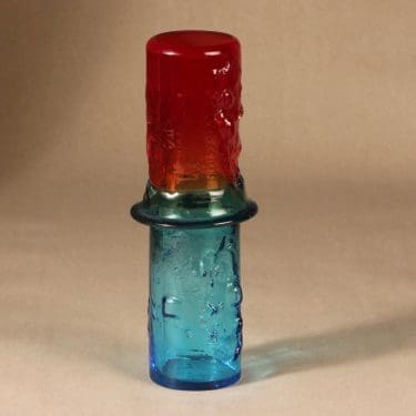 Nuutajärvi Bambu vase, signed, Oiva Toikka