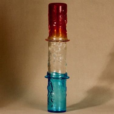 Nuutajärvi Bambu vase, signed